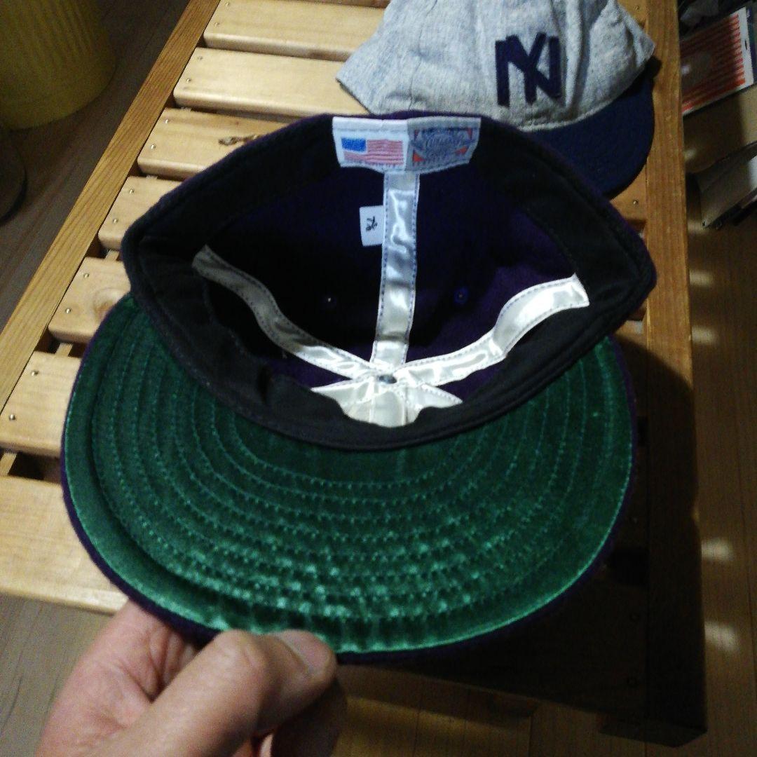 ebbets field ベースボールキャップ USA製　ウール