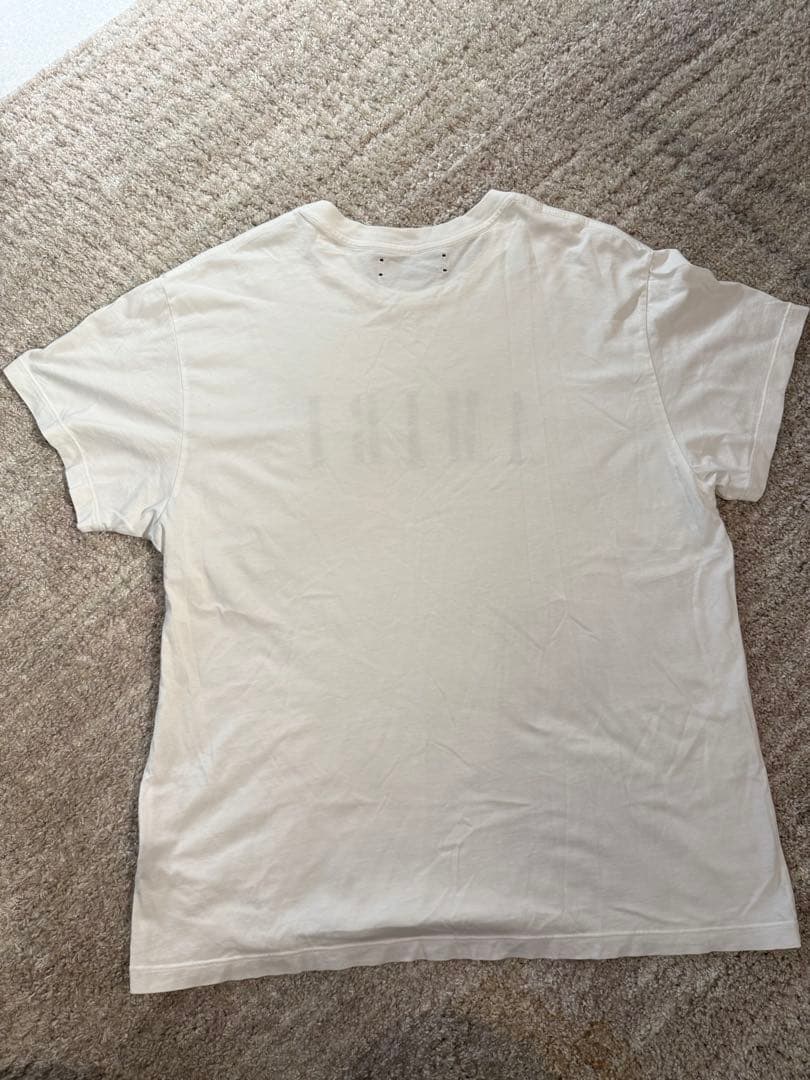 AMIRI アミリ ロゴ Tシャツ ホワイト IT50 L相当 最終値下げ