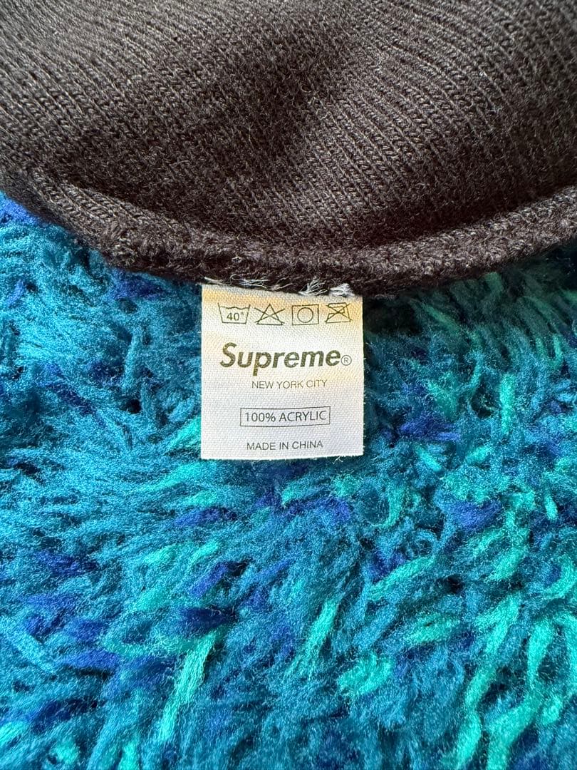【正規品】Supreme Fine Gauge Beanie Black