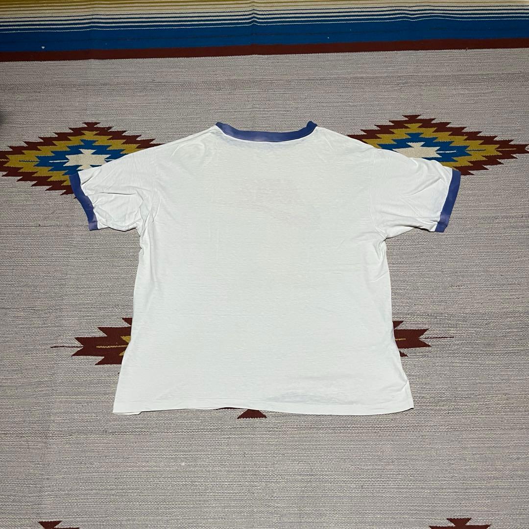 最終値下げ超希少70s〜80s オレンジスウッシュリンガーTシャツヴィンテージ
