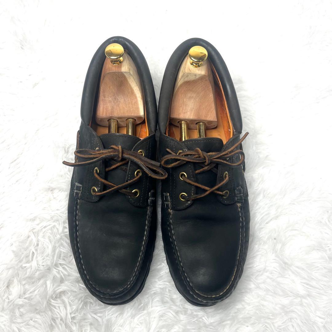 【美品】 ティンバーランド スリーアイ 29.5cm ブラック デッキシューズ