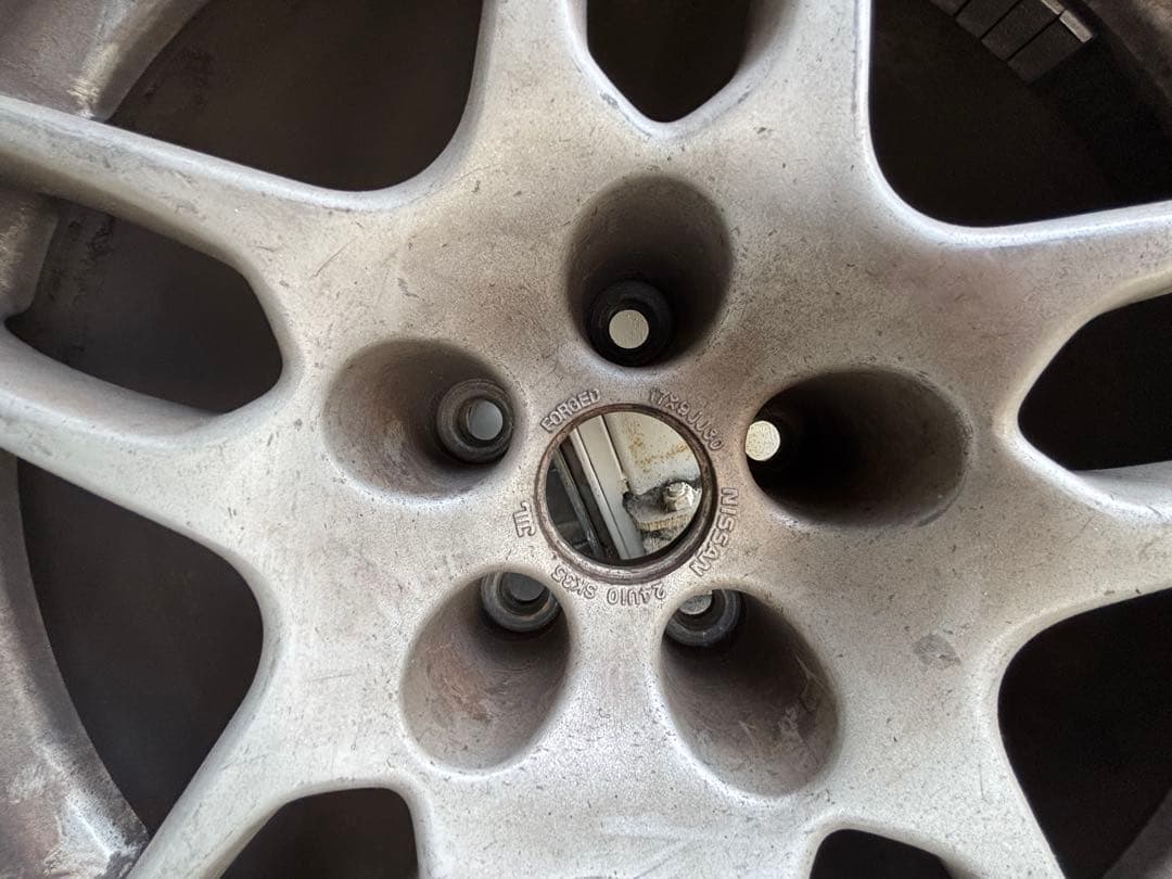 青*木様 r33純正ホイール 17インチ 9j 114.3 +30 ドリケツ