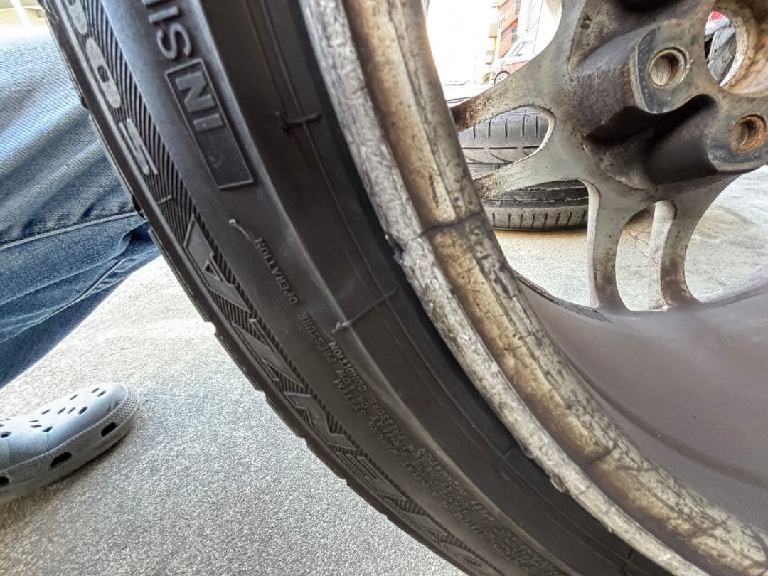 青*木様 r33純正ホイール 17インチ 9j 114.3 +30 ドリケツ