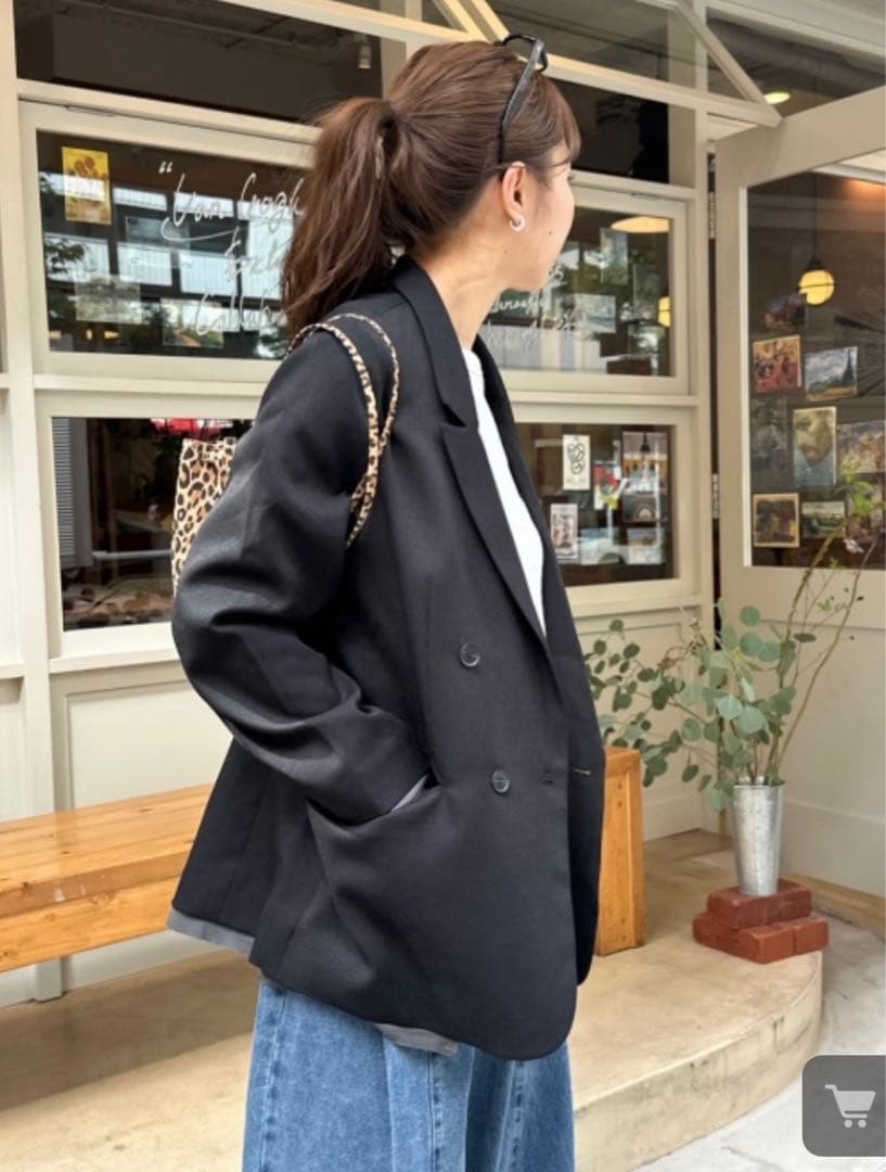 ulu select shop Layered design ジャケット　新品