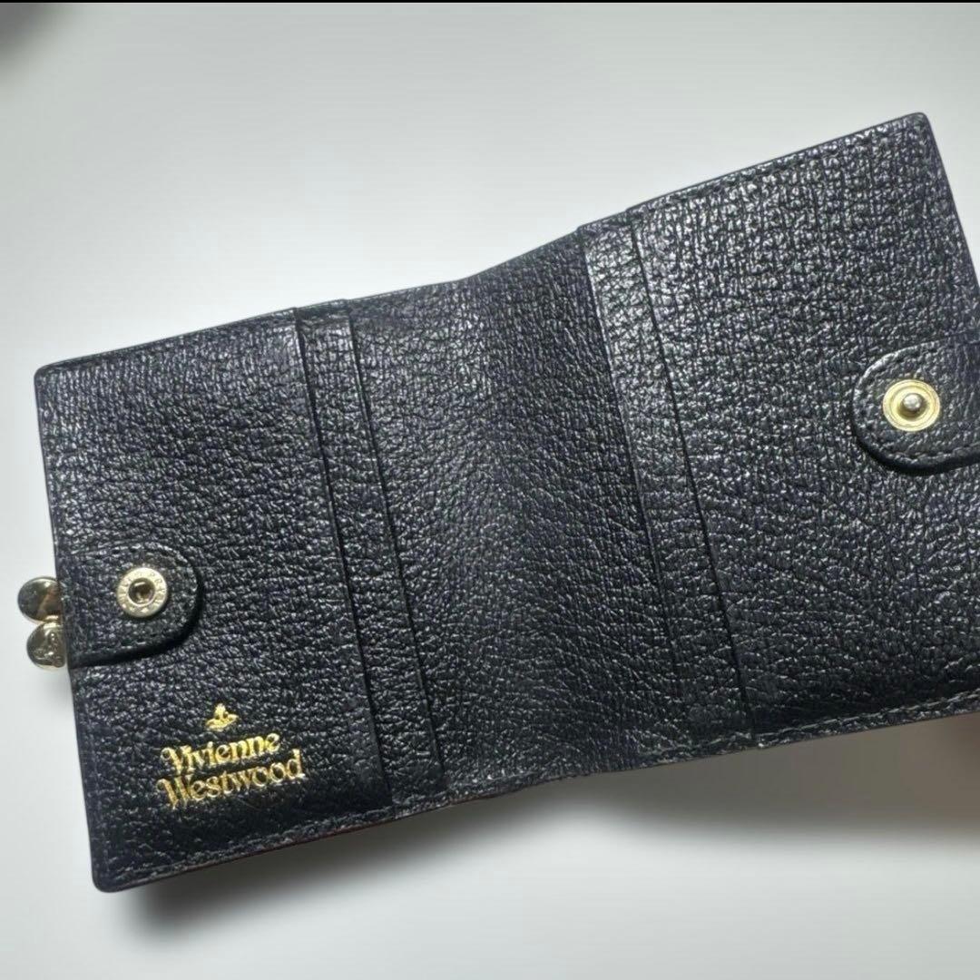 【本日発送可能】Vivienne Westwood ブラック 三つ折り財布