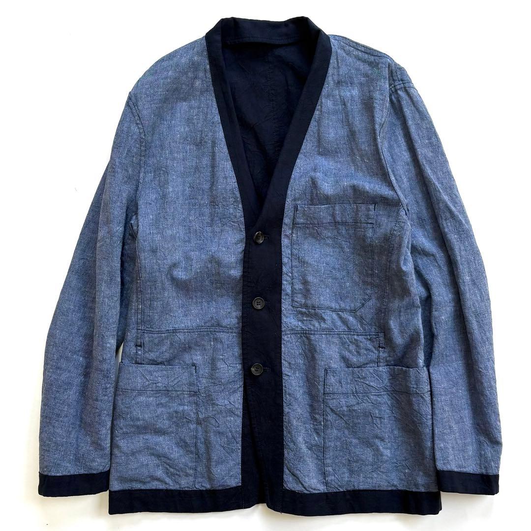 美品 ISSEY MIYAKE MEN リバーシブルテーラードジャケット 2 麻