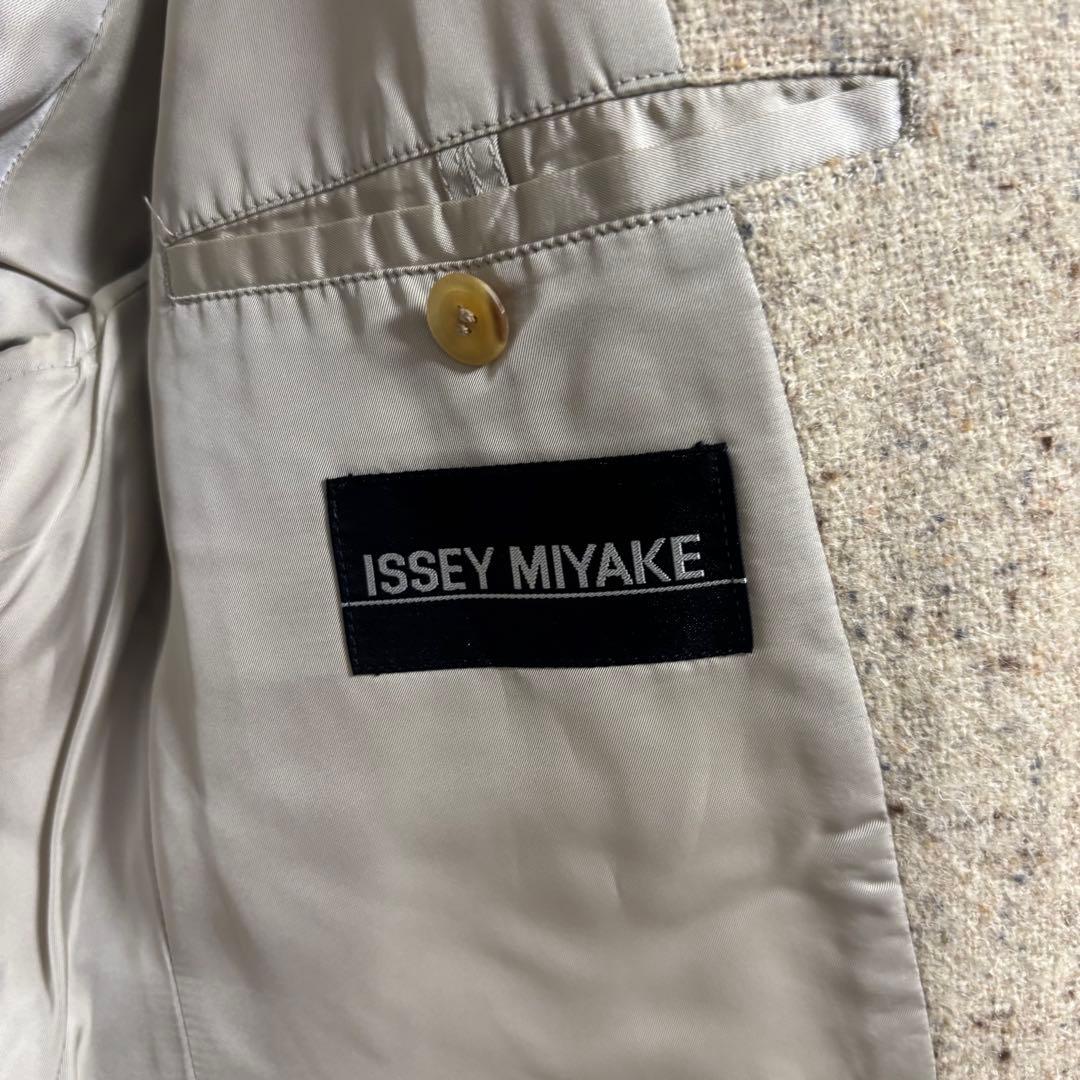 90s〜 ISSEY MIYAKE ウール ネップ テーラードジャケット
