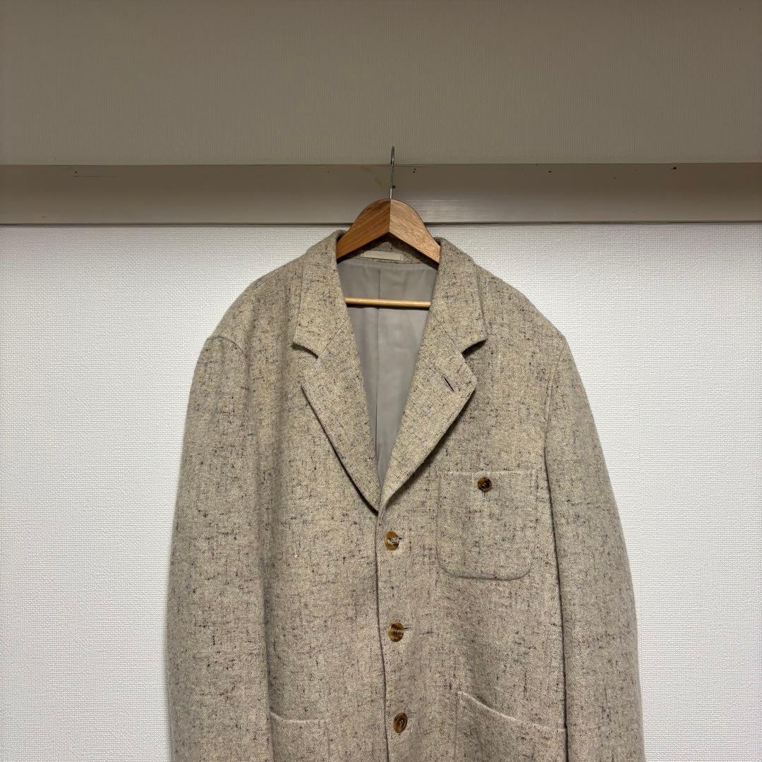 90s〜 ISSEY MIYAKE ウール ネップ テーラードジャケット