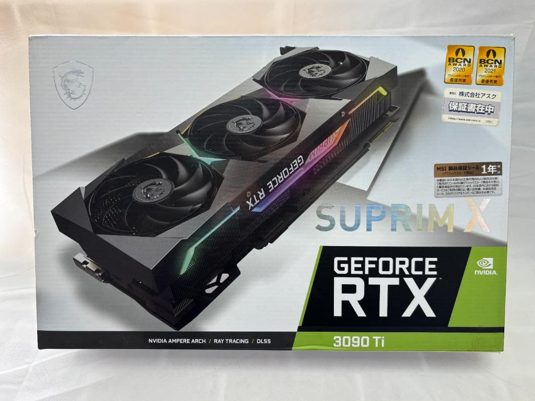 グラフィックボード・グラボ・ビデオカード MSI GeForce RTX 3090 Ti Suprim X 24GB