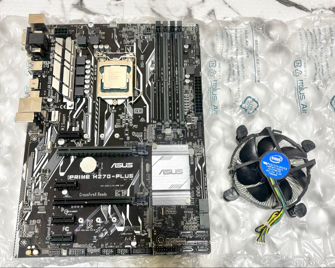 【動作確認済】core i7-7700 + ASUS H270-PLUS セット