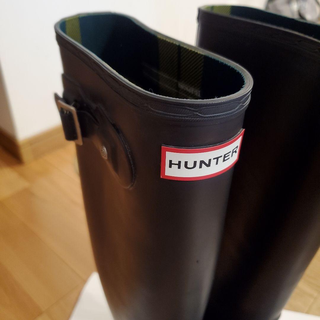 HUNTER レインブーツ 長靴 ブラック