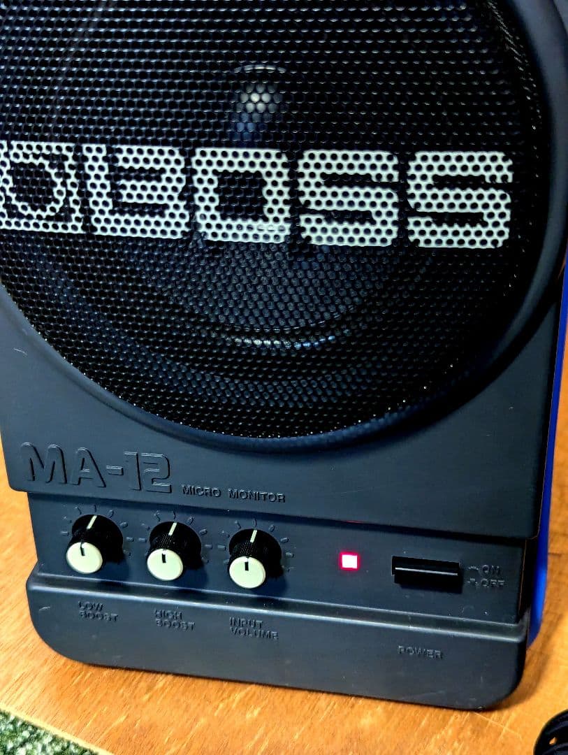 BOSS MA-12 アンプ内蔵モニタースピーカー 日本製 2台セット 動作確認