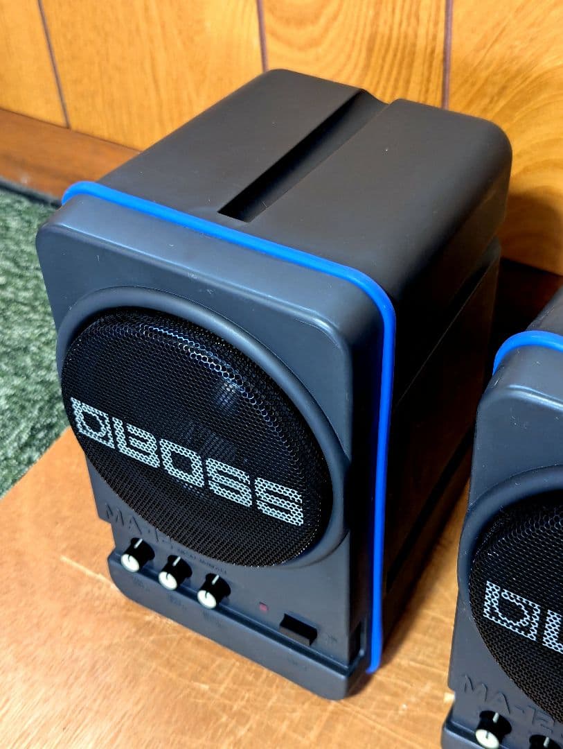 BOSS MA-12 アンプ内蔵モニタースピーカー 日本製 2台セット 動作確認