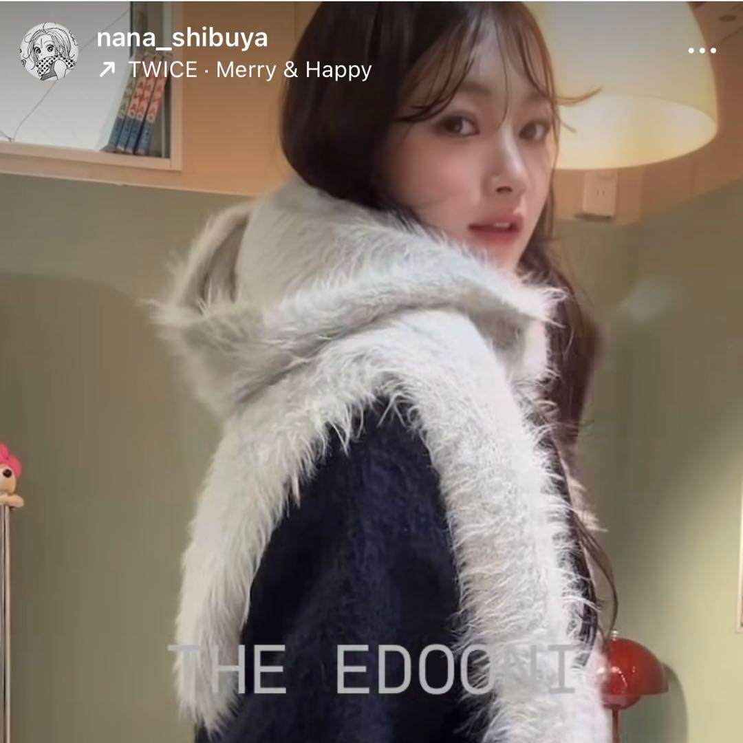 THE EDOONI hoodie muffler ⭐︎*•.+