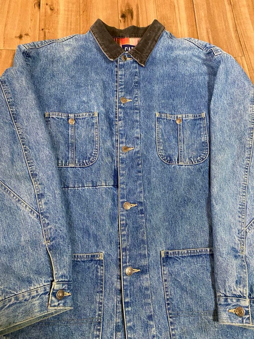 old gap カバーオール デニムジャケット 90s 古着