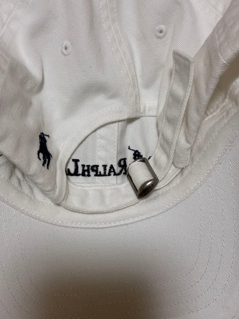 新品未使用✨Polo Ralph Lauren ロゴホワイト キャップ