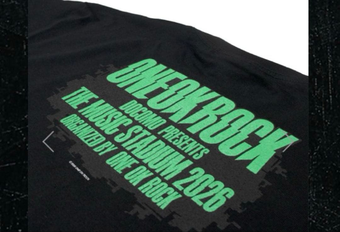 ONE OK ROCK 2026 TMS Tシャツ A ブラック