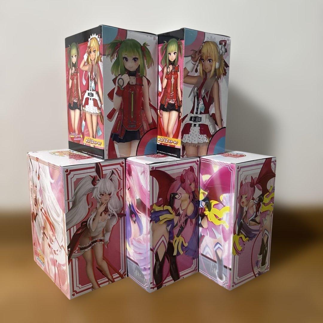 麻雀ファイトガールbeatmania IIDX 5体セット　プライズ　フィギュア