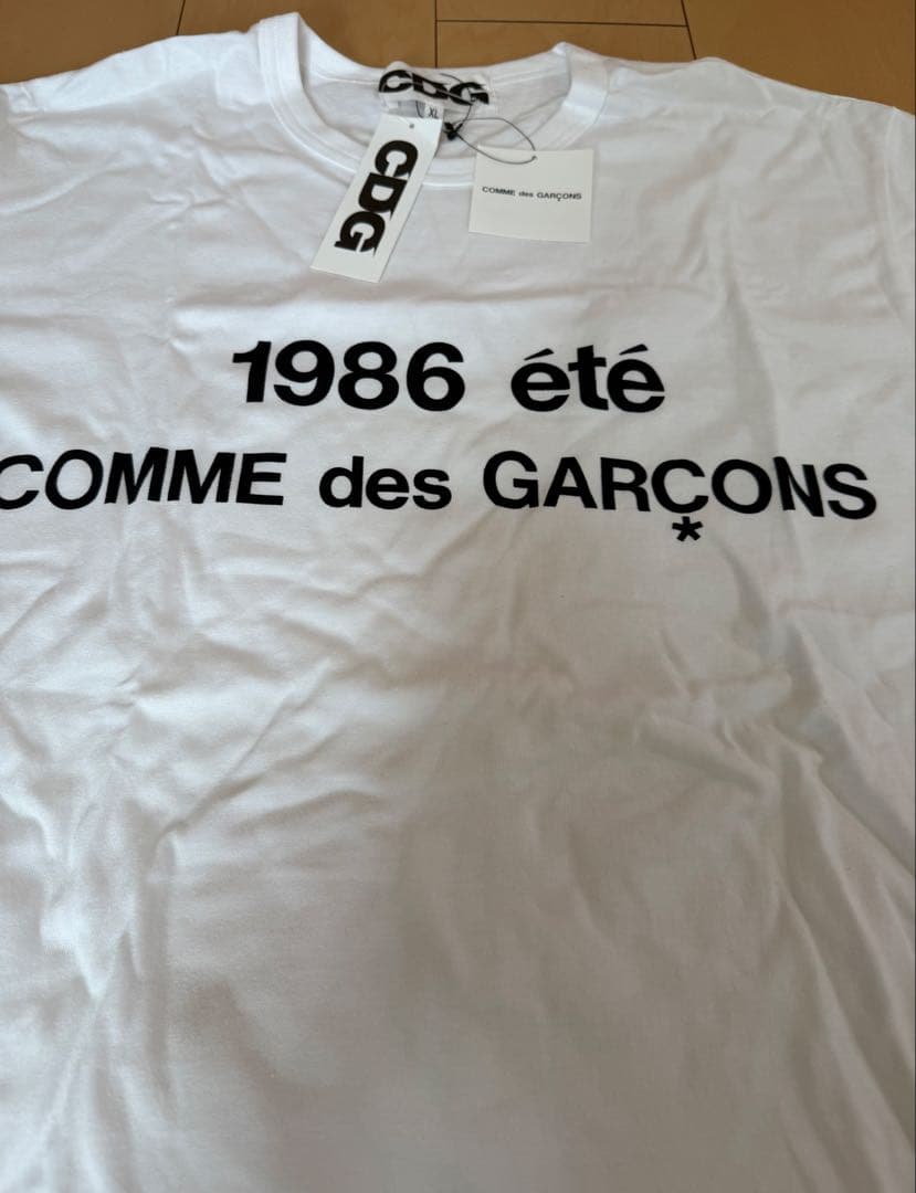最終Comme des Garçons 1986eteTシャツ新品未使用タグ付き