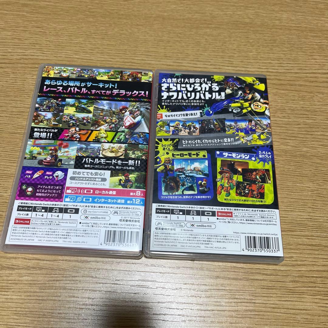 Switchソフト マリオカート8 デラックス & スプラトゥーン3 セット