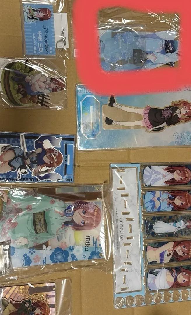 五等分の花嫁　アクリルグッズ(数点その他)