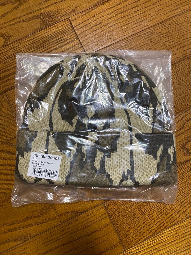 Butter Goods バターグッズ　ニット帽　ビーニー　完売商品　ブラウン