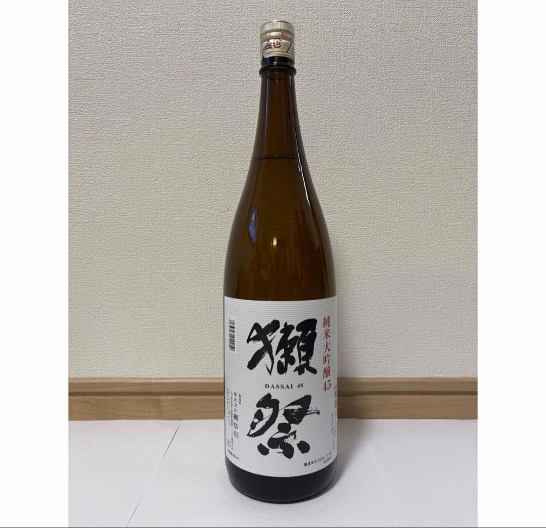 【海岸】獺祭 純米大吟醸45 1800ml ＆シーバスリーガルセット