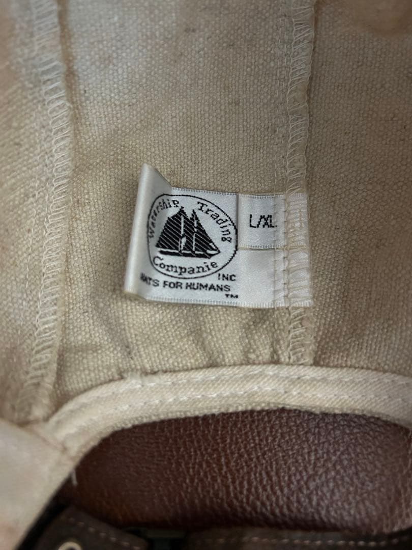 Watership Trading Companie キャップ レザー ヘンプ