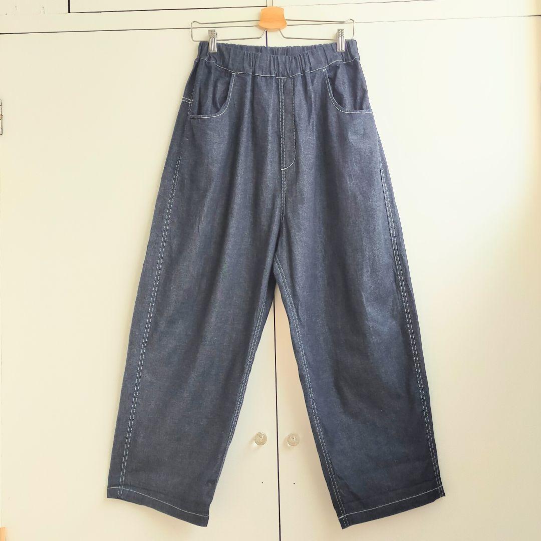 美品　ナル　NARU FACTORY 8ozムラデニム　ノッポパンツ