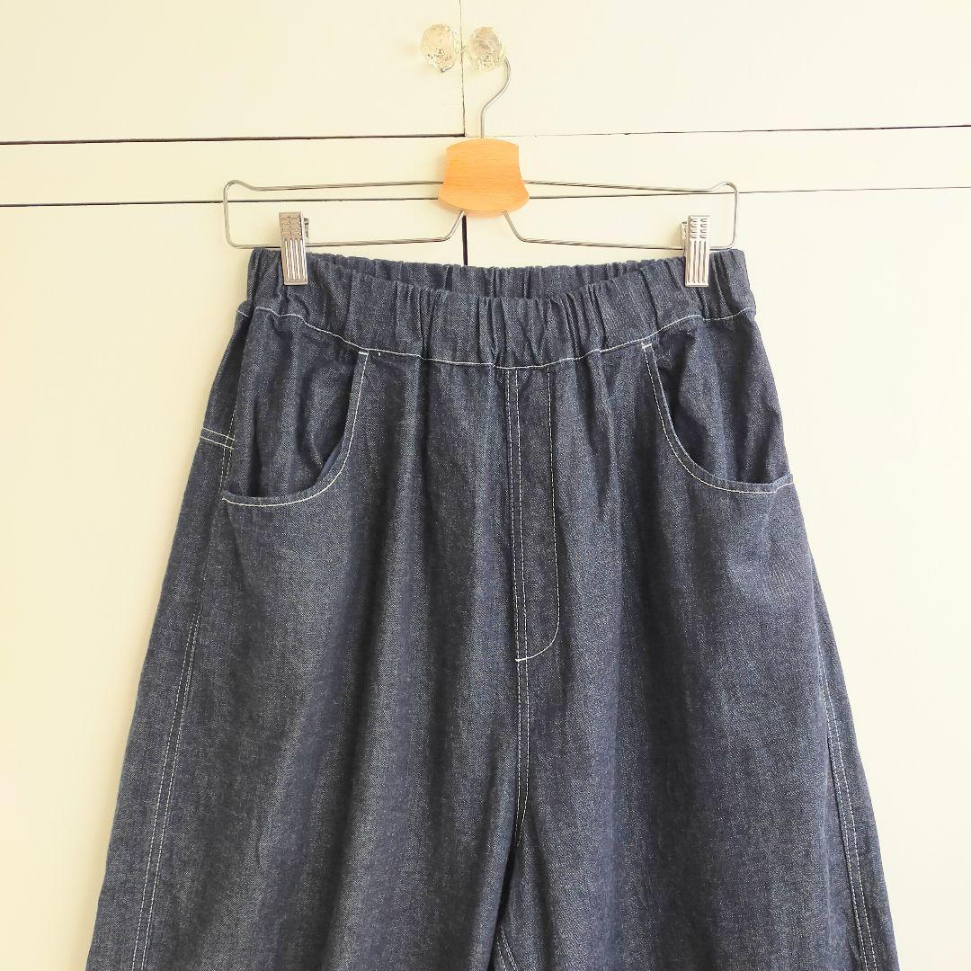 美品　ナル　NARU FACTORY 8ozムラデニム　ノッポパンツ