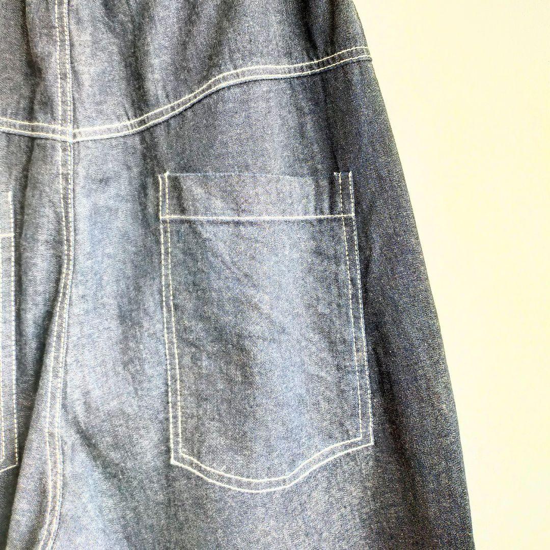 美品　ナル　NARU FACTORY 8ozムラデニム　ノッポパンツ