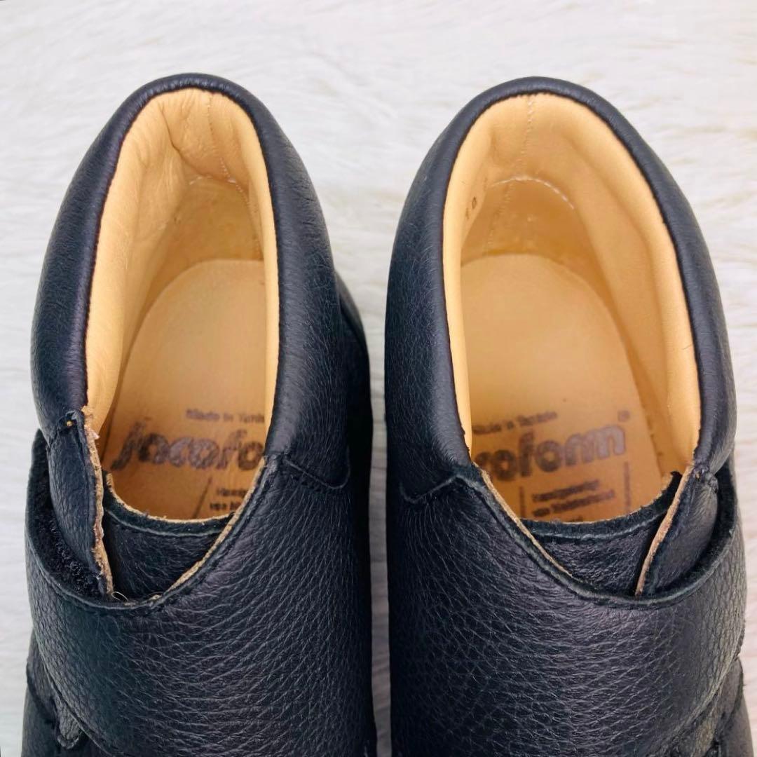 【極美品】ヤコフォーム 22.5㌢Jacoform エルク革　ショートブーツ　黒