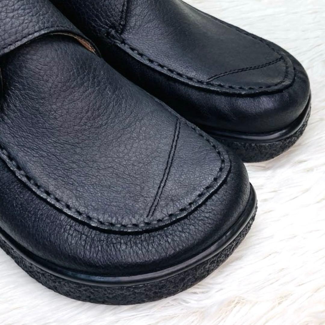 【極美品】ヤコフォーム 22.5㌢Jacoform エルク革　ショートブーツ　黒