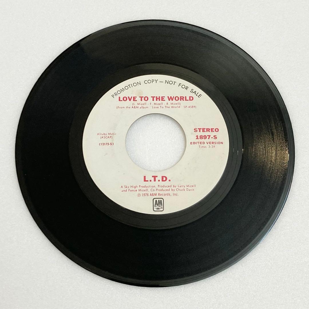鬼レア PROMO 7inch L.T.D. Love To The World
