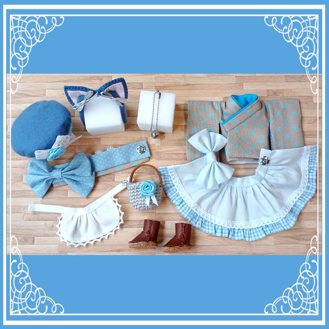 lala777様　オビツ11サイズの着物服と小物2025256と2025257