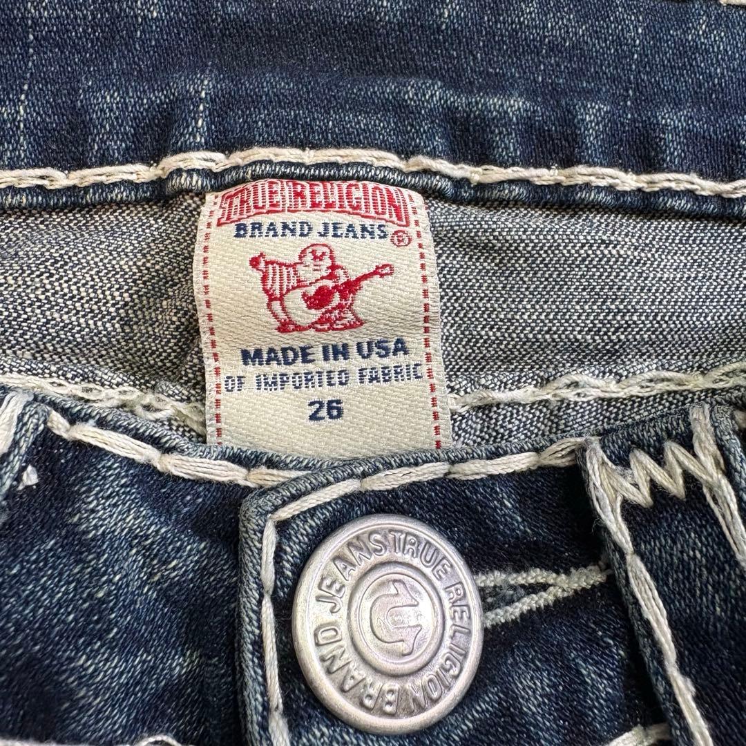 【希少】【最終価格】TRUE RELIGION スキニータイプ　太ステッチ