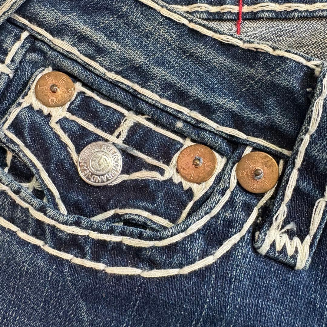 【希少】【最終価格】TRUE RELIGION スキニータイプ　太ステッチ
