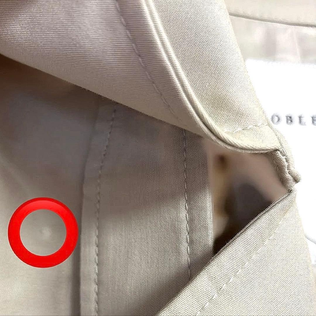 日曜日削除⭐︎ noble コットン　ダブル　クロス　ハーフ　コート