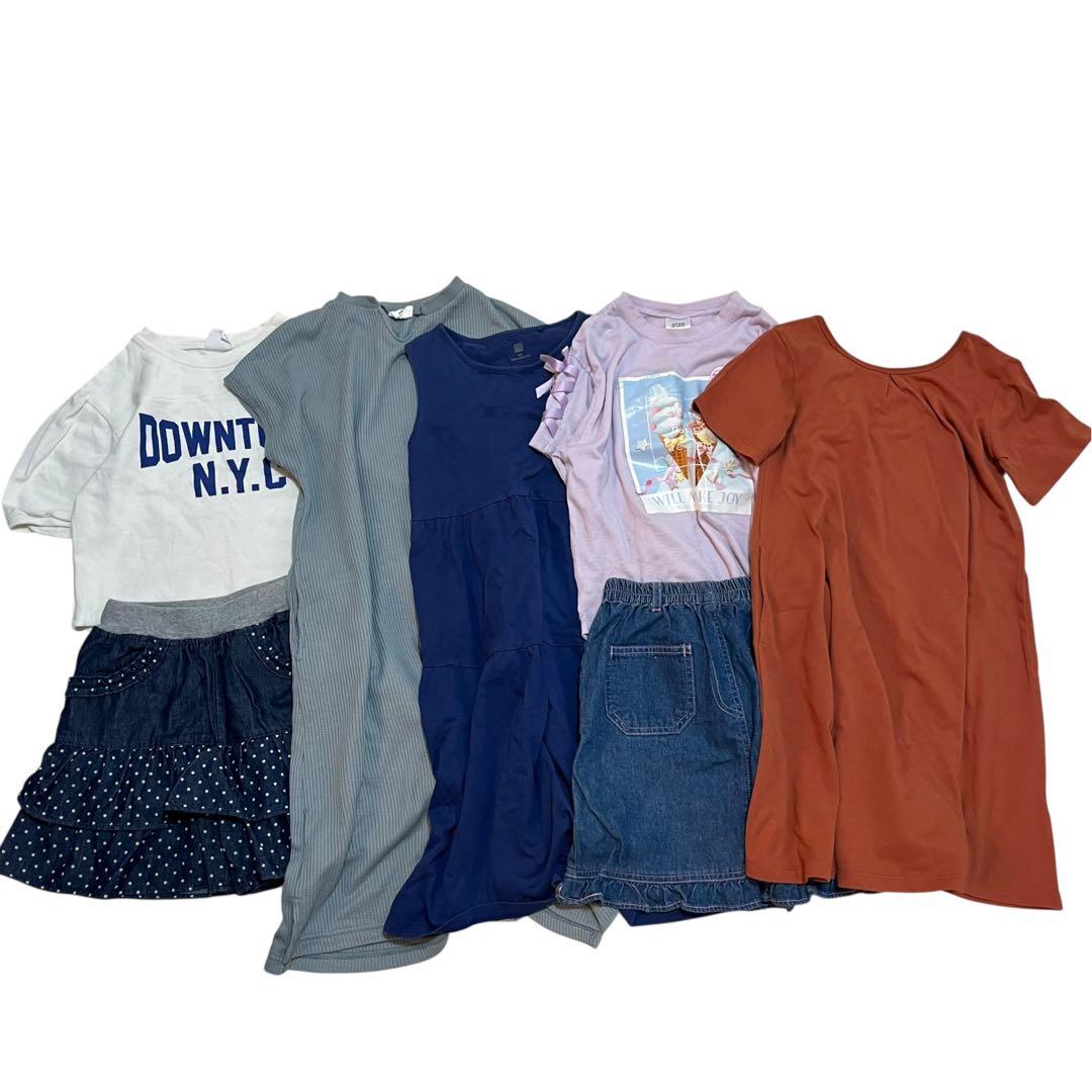 まとめ売り 女の子【130cm】30枚 ブランド多数 子供服 お着替え 春夏服