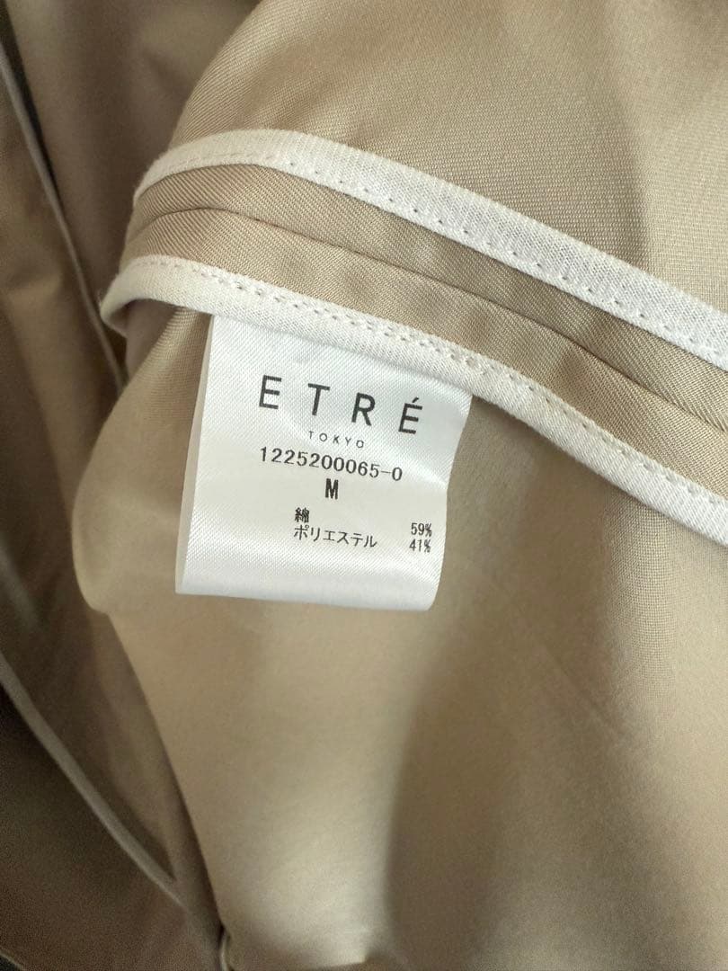 ETRE TOKYO シャンブレーツイルトレンチコート