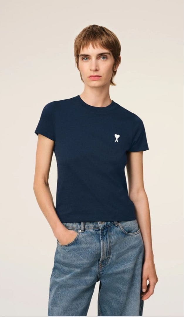 アミパリス　AMI Paris クロップド Tシャツ