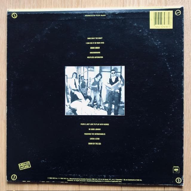 洋楽 MEN AT WORK BUSINESS AS USUAL / e181y171