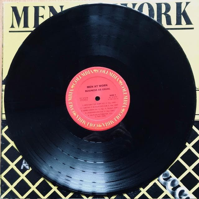 洋楽 MEN AT WORK BUSINESS AS USUAL / e181y171