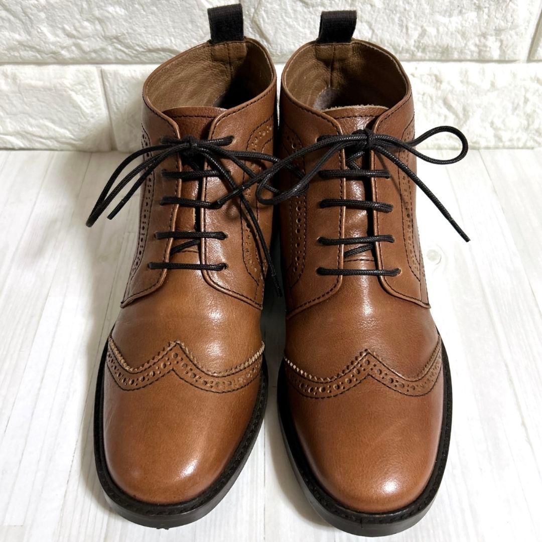 MARGARET HOWELL idea ウイングチップ ブーツ　23.5㎝