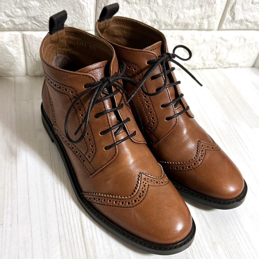 MARGARET HOWELL idea ウイングチップ ブーツ　23.5㎝