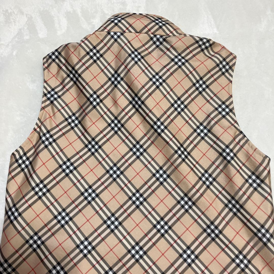 【美品】BURBERRY GOLF バーバリーゴルフ ベスト ノバチェック M