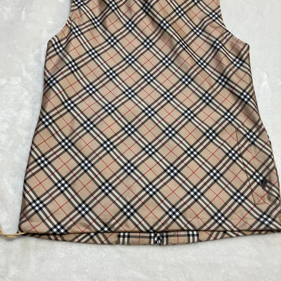 【美品】BURBERRY GOLF バーバリーゴルフ ベスト ノバチェック M