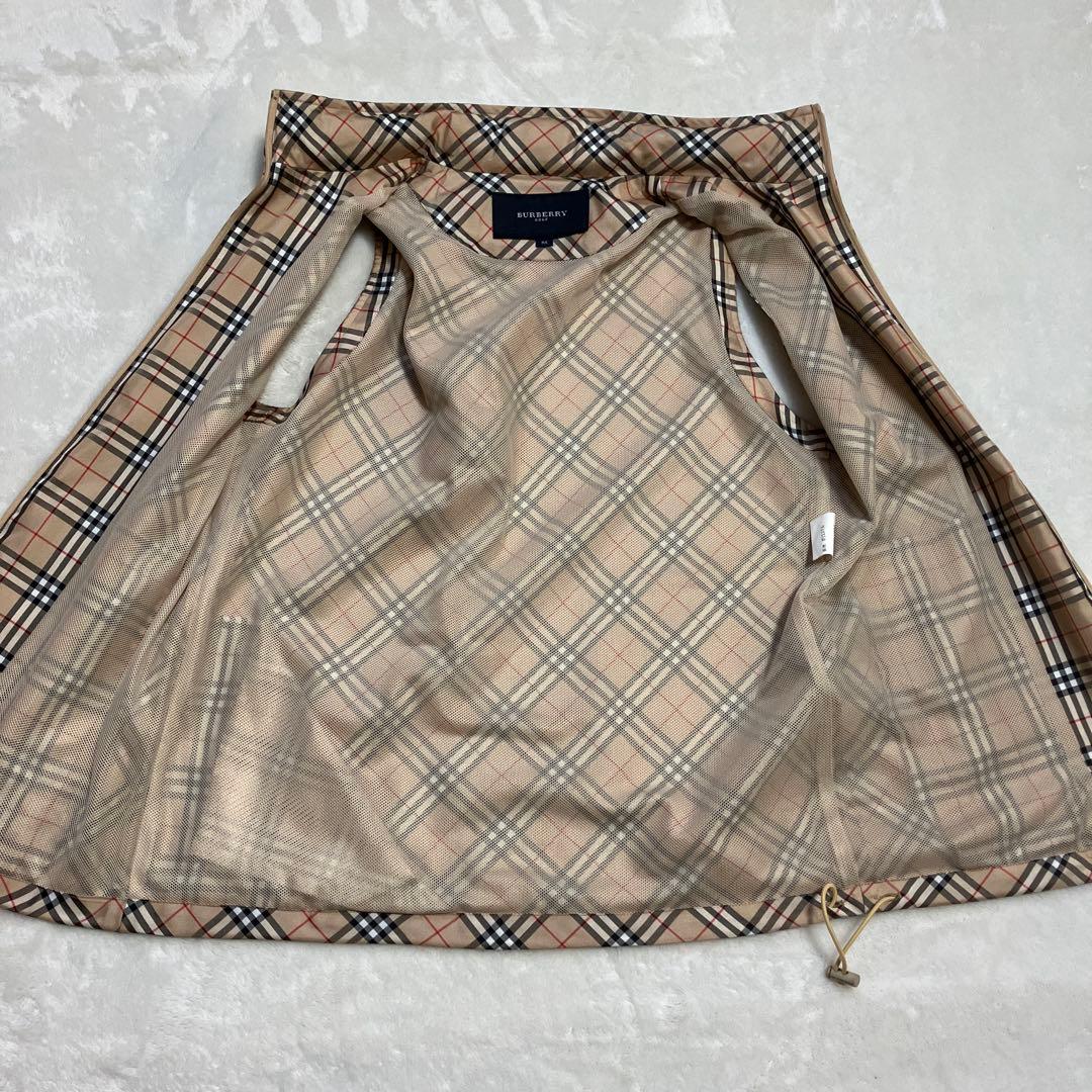 【美品】BURBERRY GOLF バーバリーゴルフ ベスト ノバチェック M