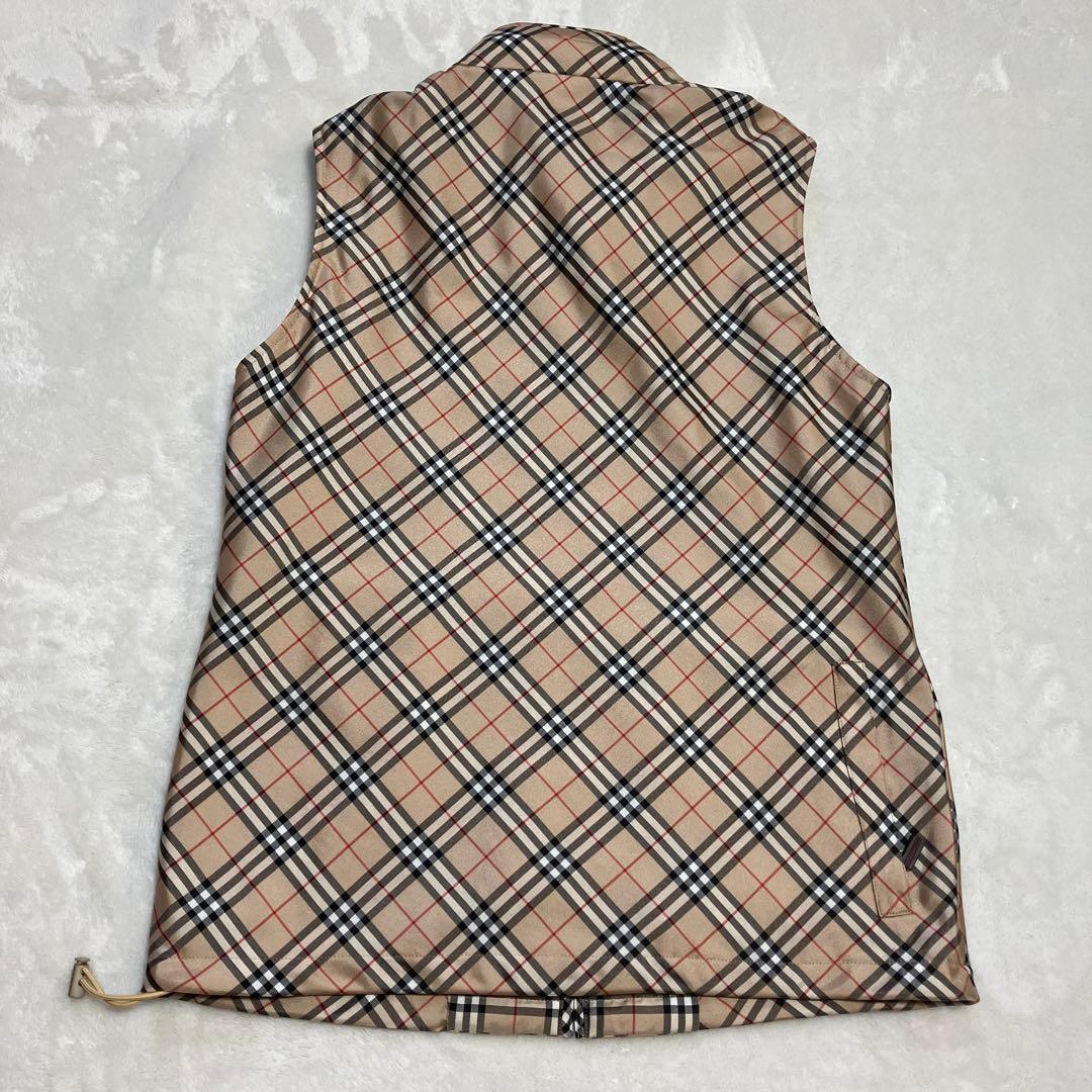 【美品】BURBERRY GOLF バーバリーゴルフ ベスト ノバチェック M