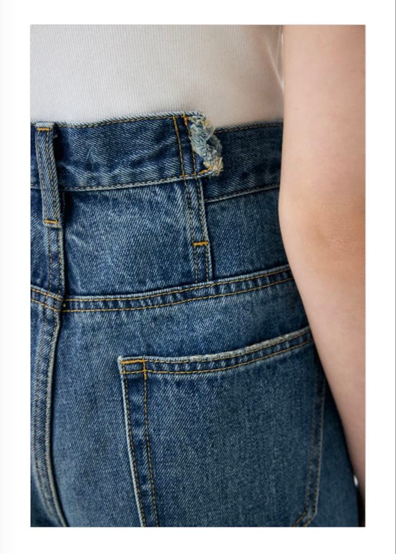 【MOUSSY】CROSS WAIST WIDE ストレート　サイズ１